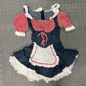 Oktoberfest Beer Maiden or Country Girl Halloween Costume, Size Women Small